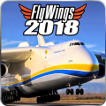 Flight Simulator 2018 FlyWings Free (Мод , Unlocked)