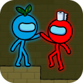Red and Blue Stickman : Animation Parkour (Мод, много денег)