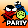 Прыжки ниндзя Party 2 игрока игры (Мод, Много денег)