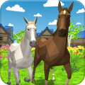 Семья Лошадей - Симулятор Животных 3D (Мод, Много денег)