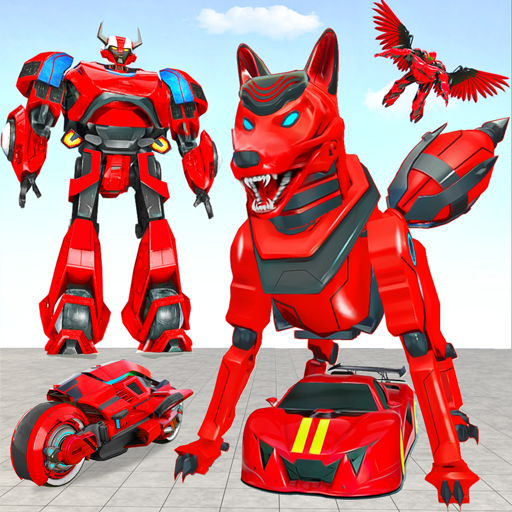 Робот фокс. Робот лиса. игра про робота и лиса. акула робот. transform fox.