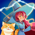 Witch & Cats - Match 3 Puzzle (Мод, Много бустеров)