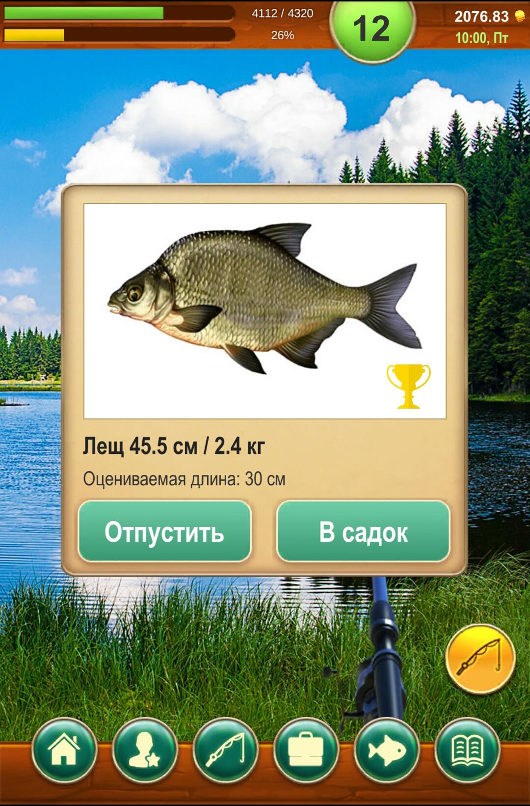 Игра рыбалка