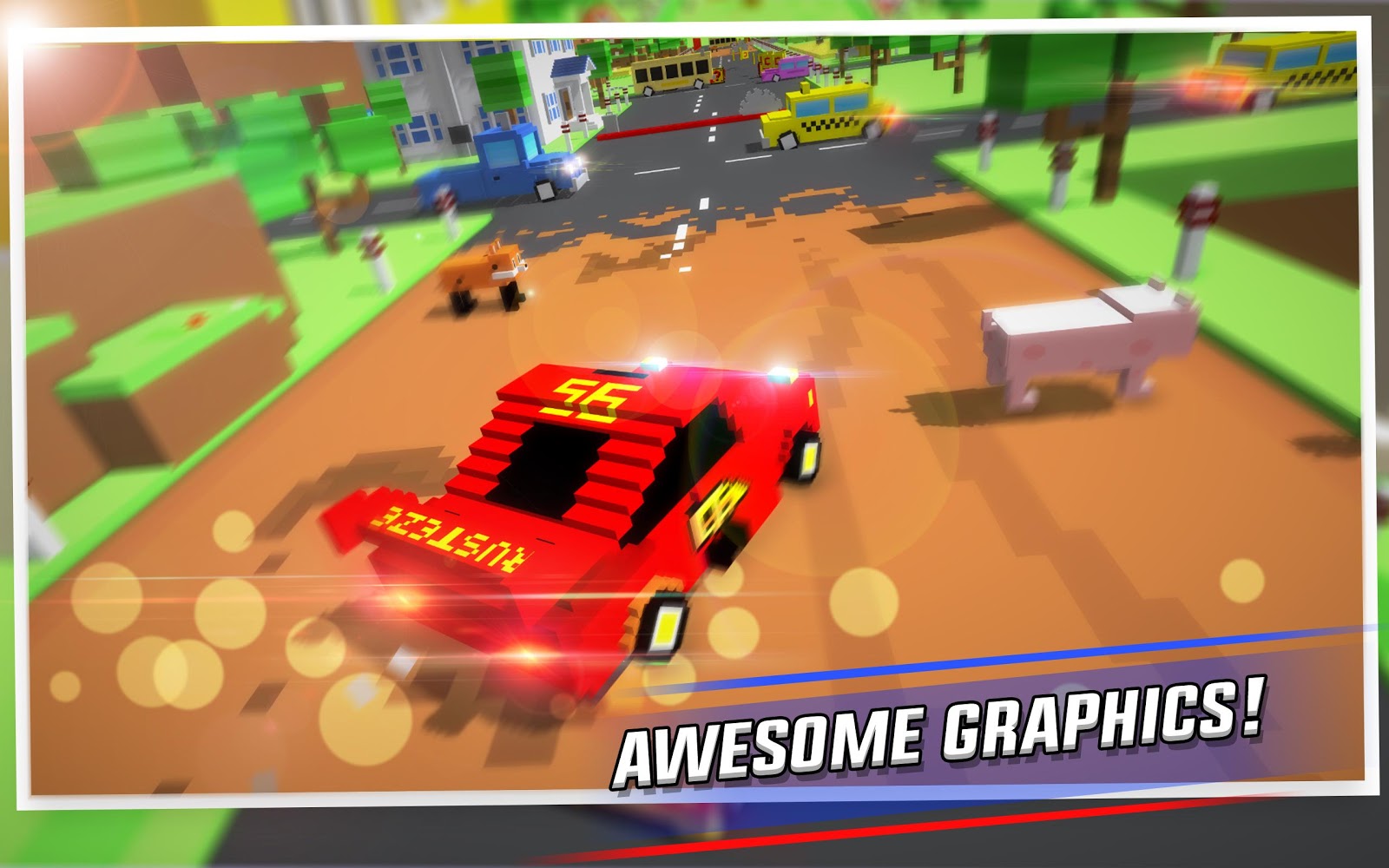 Скачать Crossy Brakes: Blocky Road Fun 1.0.7 (Мод, Много денег) на андроид