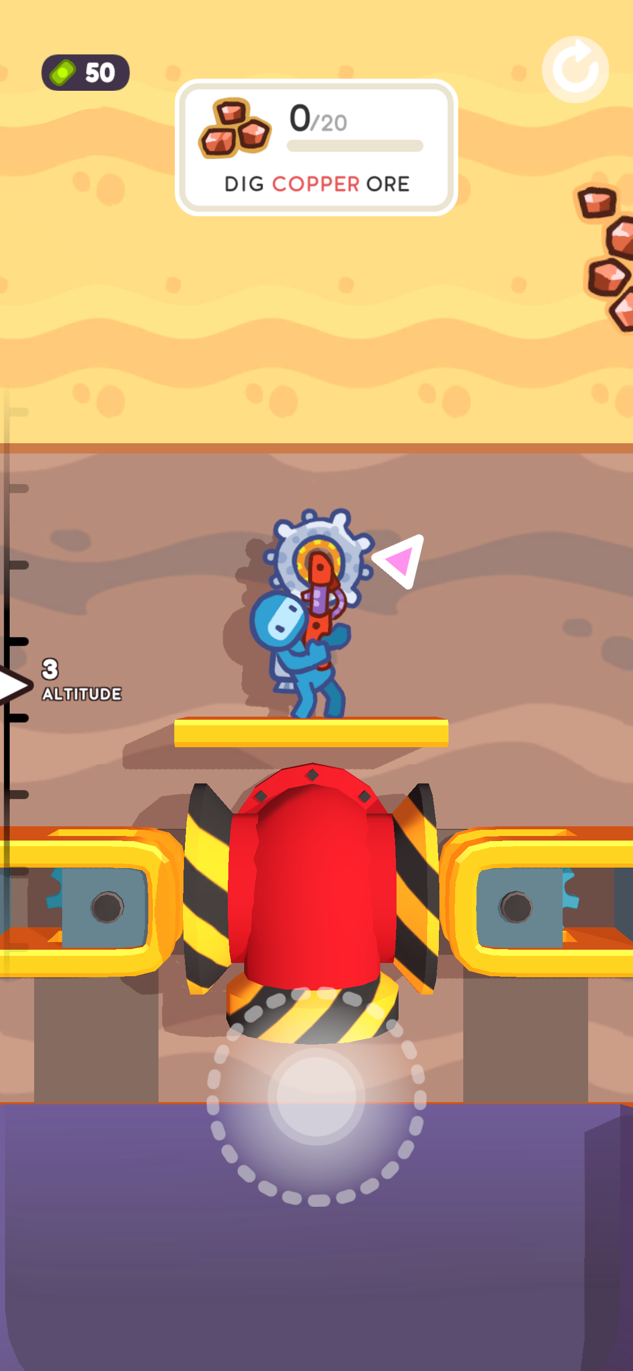 Скачать Jetpack Digger 1.0 (Полная версия) на андроид