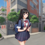 High School Life Anime Girl (Полная версия)