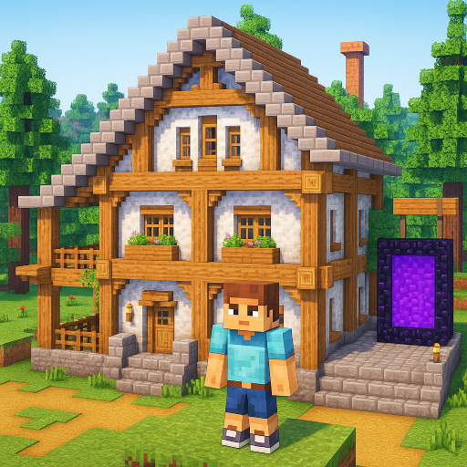 Изображение Craft City Block Building (Мод, Без рекламы)